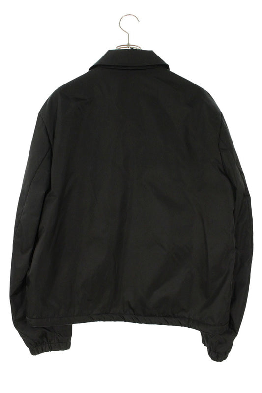 PRADA Re-Nylon Triangle Plate Blouson Black Size L