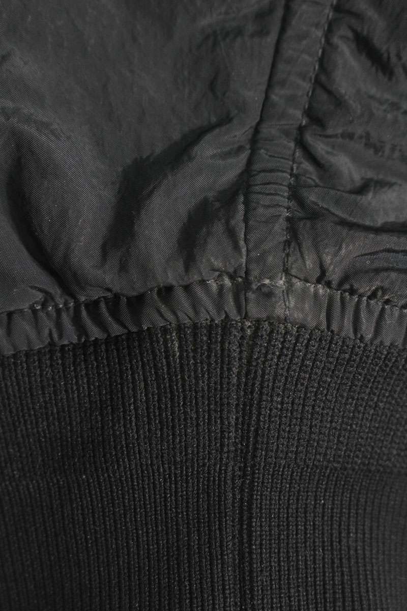 STONEISLAND Nylon Metal Zip Up Down Jacket Black Size XL