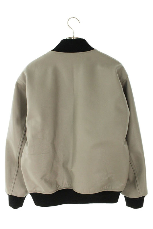 Wacko Maria 24AW Leather Blouson Gray x Black x Beige Size M