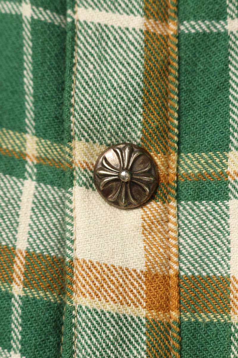 Chrome Hearts WORKN JNKYD PLD Sleeve Logo Shirt Size M