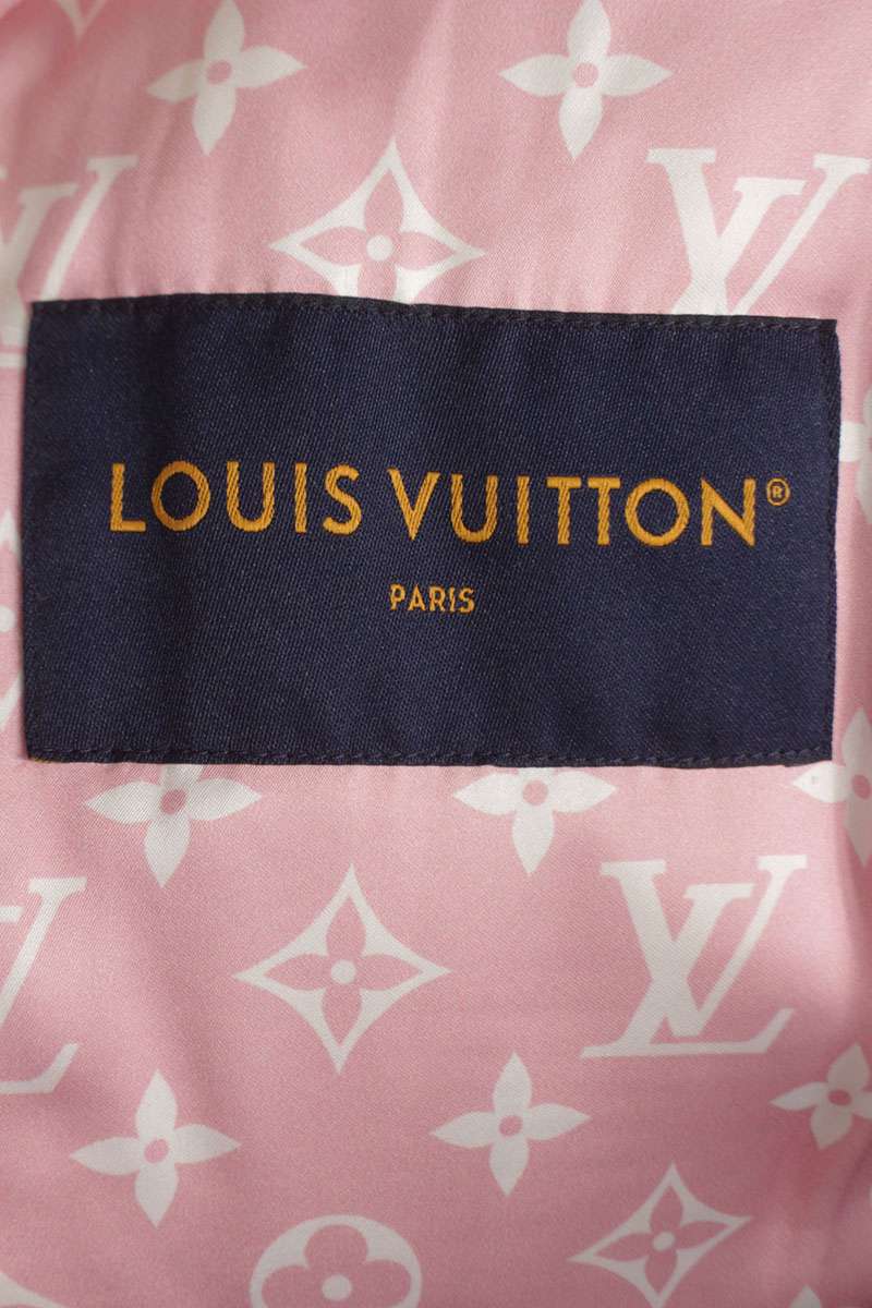 LOUISVUITTON Signature Leather Varsity Blouson Size XL