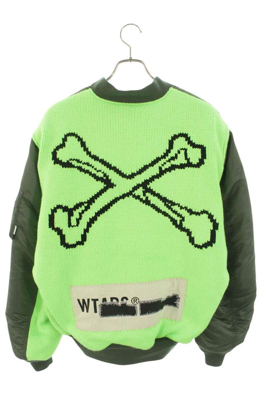 Wtaps Knit-paneled MA-1 reversible bomber jacket/blouson Multi Size L