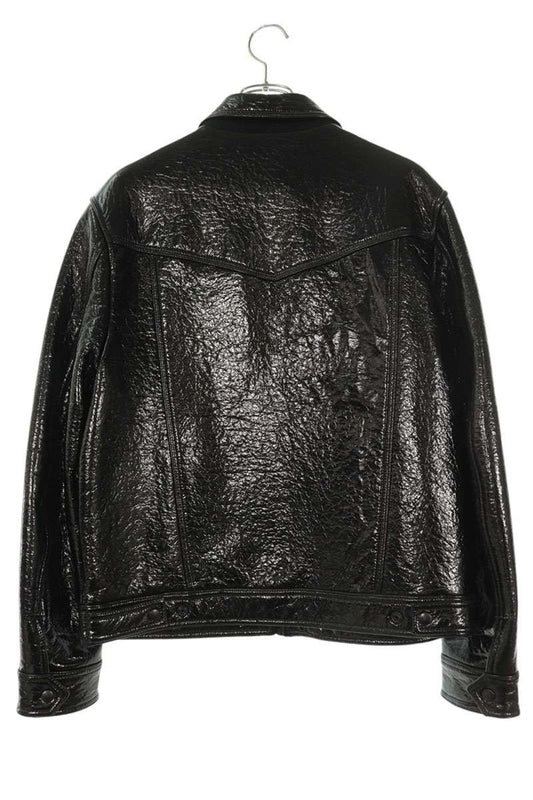 DIESEL Enamel Blouson Black Size M
