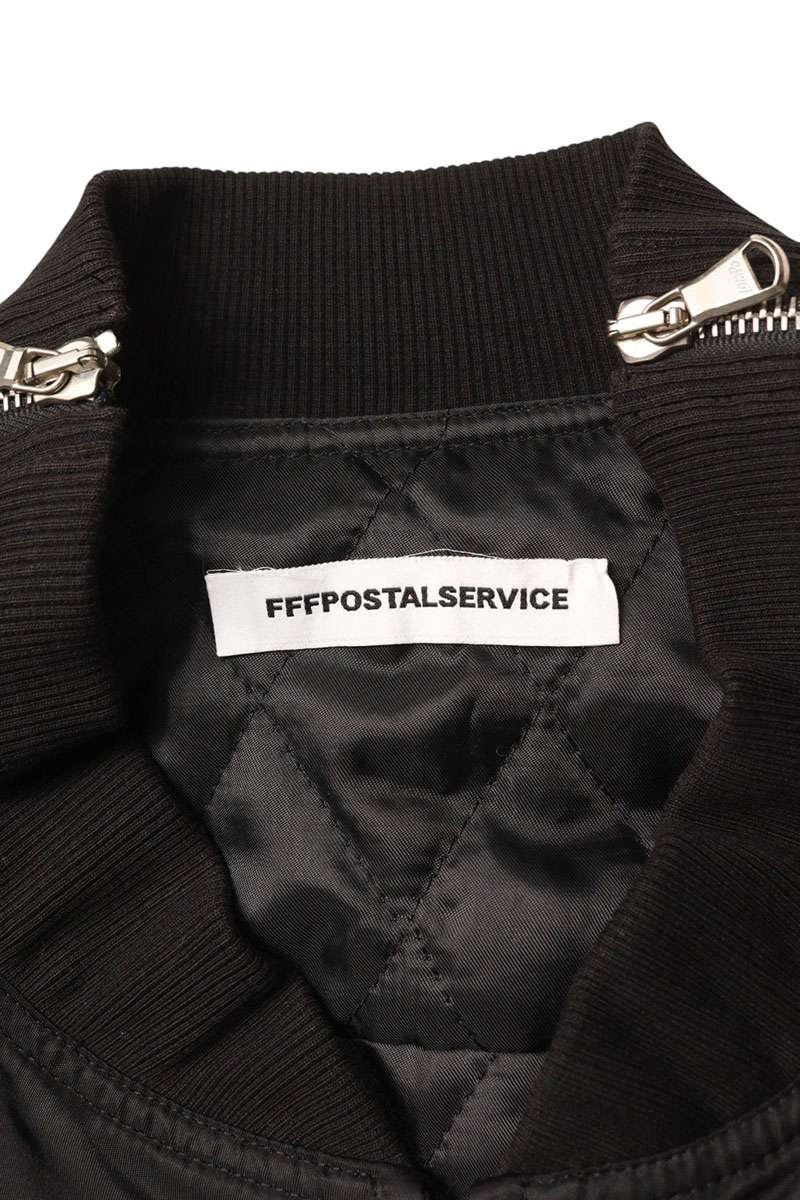 FFF POSTAL SERVICE Nylon Zip Up Blouson Black Size M