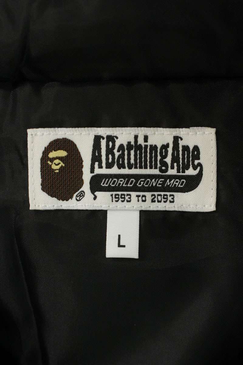 A BATHING APE Snowboard Nylon Blouson Black Size L