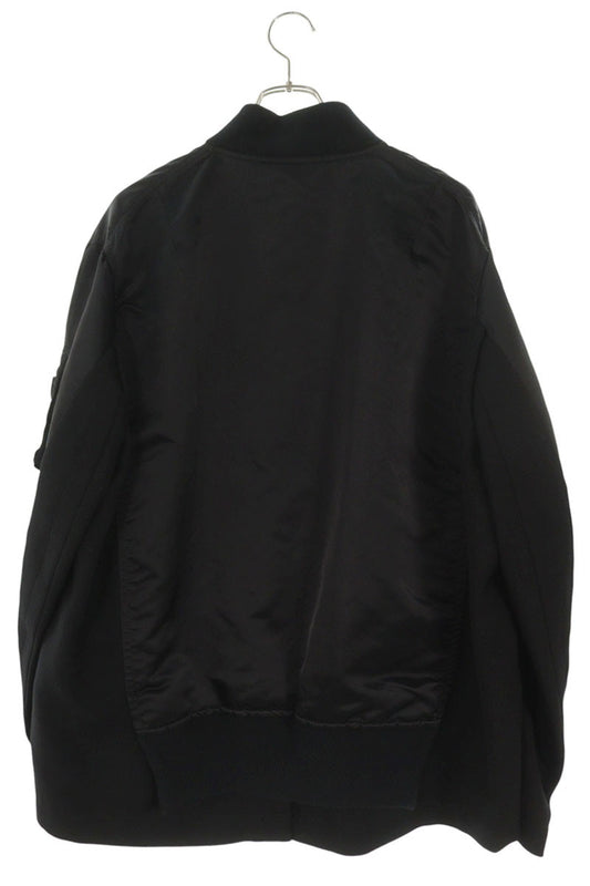 Sacai 21AW Docking MA-1 Bomber Jacket Black Size L