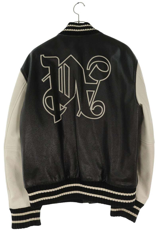 Palm Angels Varsity Leather Jacket Multi Size L