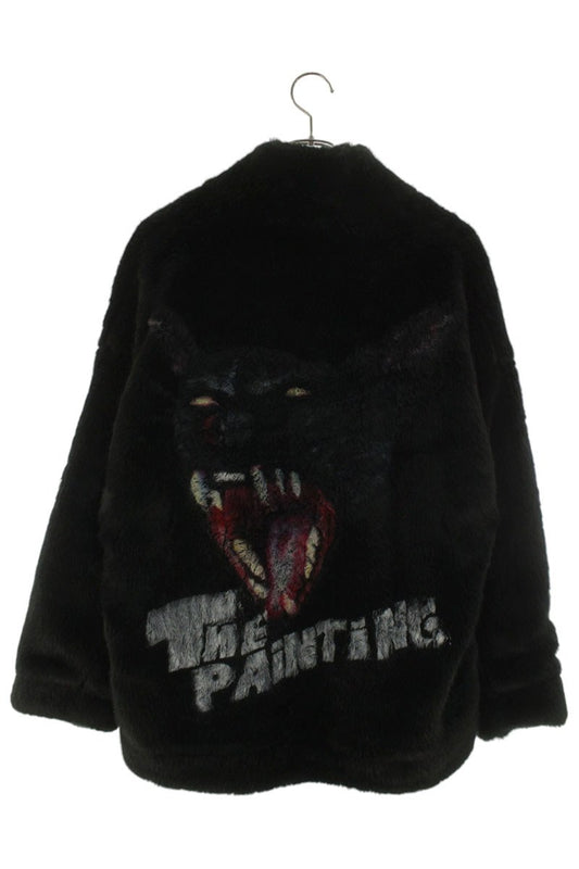 doublet 19AW Black Hand Painted Fur Blouson Size S