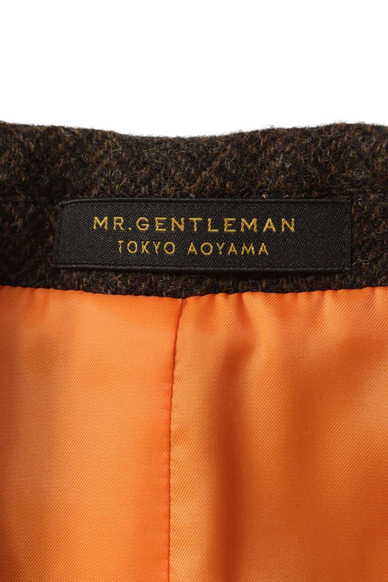 MR.GENTLEMAN Multi Mixed Fabric MA-1 Jacket Size M