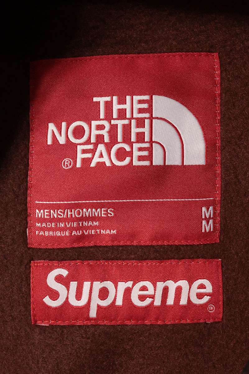 SUPREME 22AW TNF Steep Tech Fleece Pullover Brown Size M