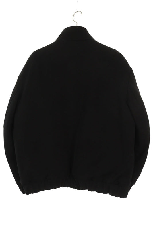 VALENTINO V Logo Padded Down Bomber Jacket Black Size S