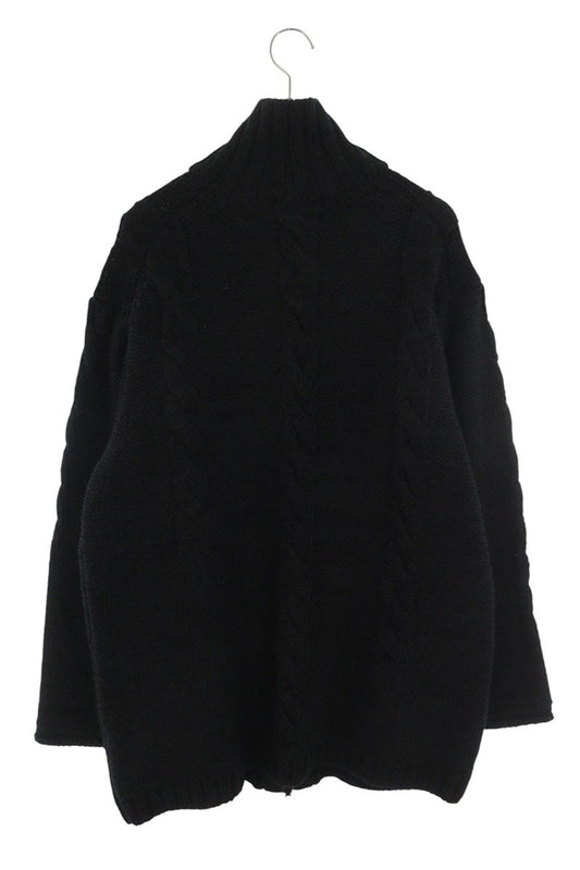 YOHJI YAMAMOTO POUR HOMME Stand Collar Zip Knit Size 3