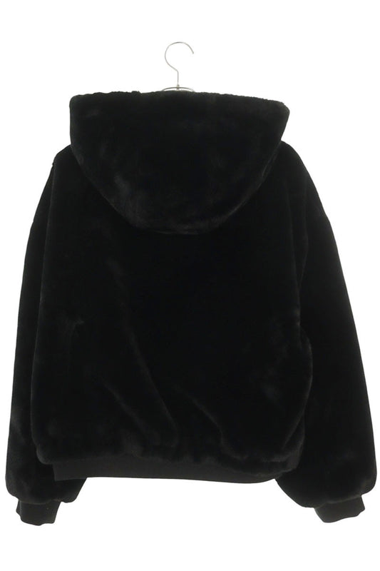 GUESS Hooded Reversible Faux Fur Blouson Black Size L