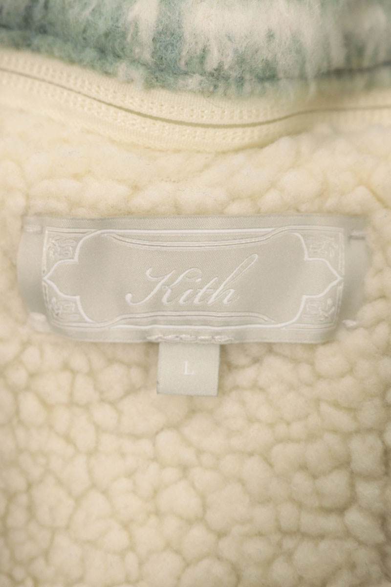 KITH Check Lined Corduroy Boa Blouson Olive Size L