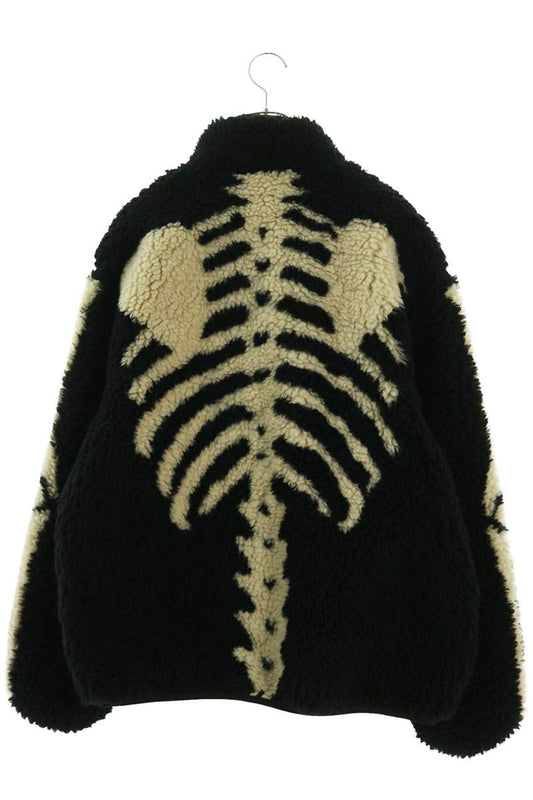 KAPITAL Reversible Bone Fleece Jacket Black Size 3