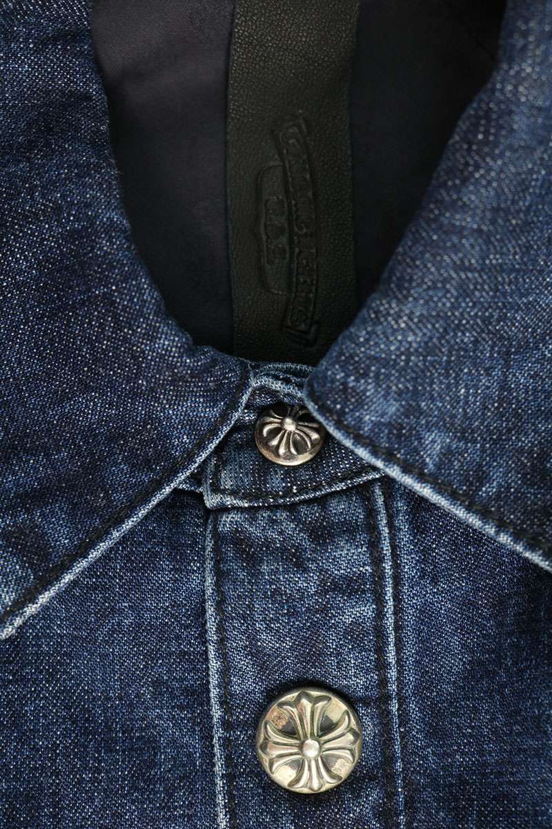 Chrome Hearts WORKN JNKYD PLD Padded Jacket Indigo Size M