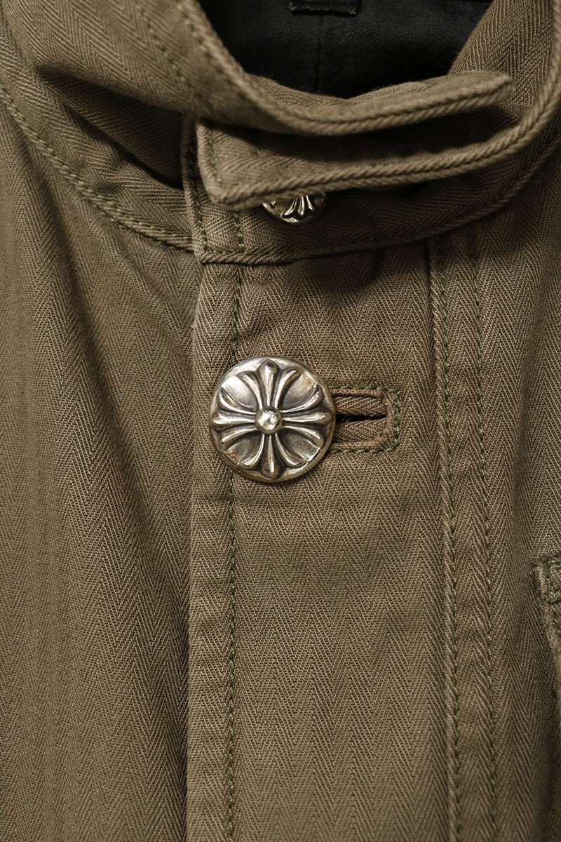 Chrome Hearts CHERRY BOMB Cross Ball Jacket Khaki Size XL