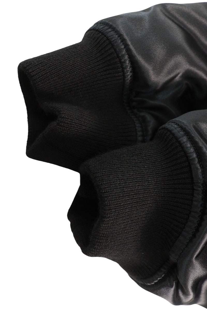 CELINE Back Logo Print Nylon Hooded Jacket Black Size 48