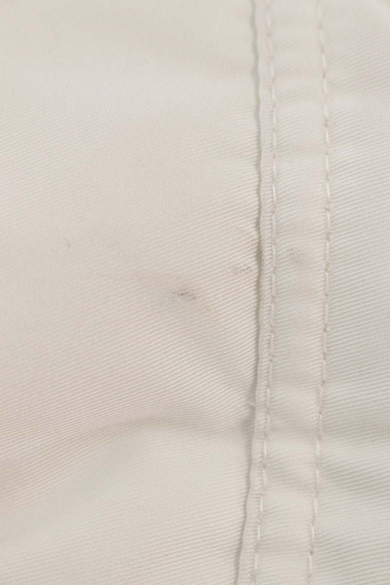 SUPREME 25AW Leather Yoke Puffer Jacket White Size XL