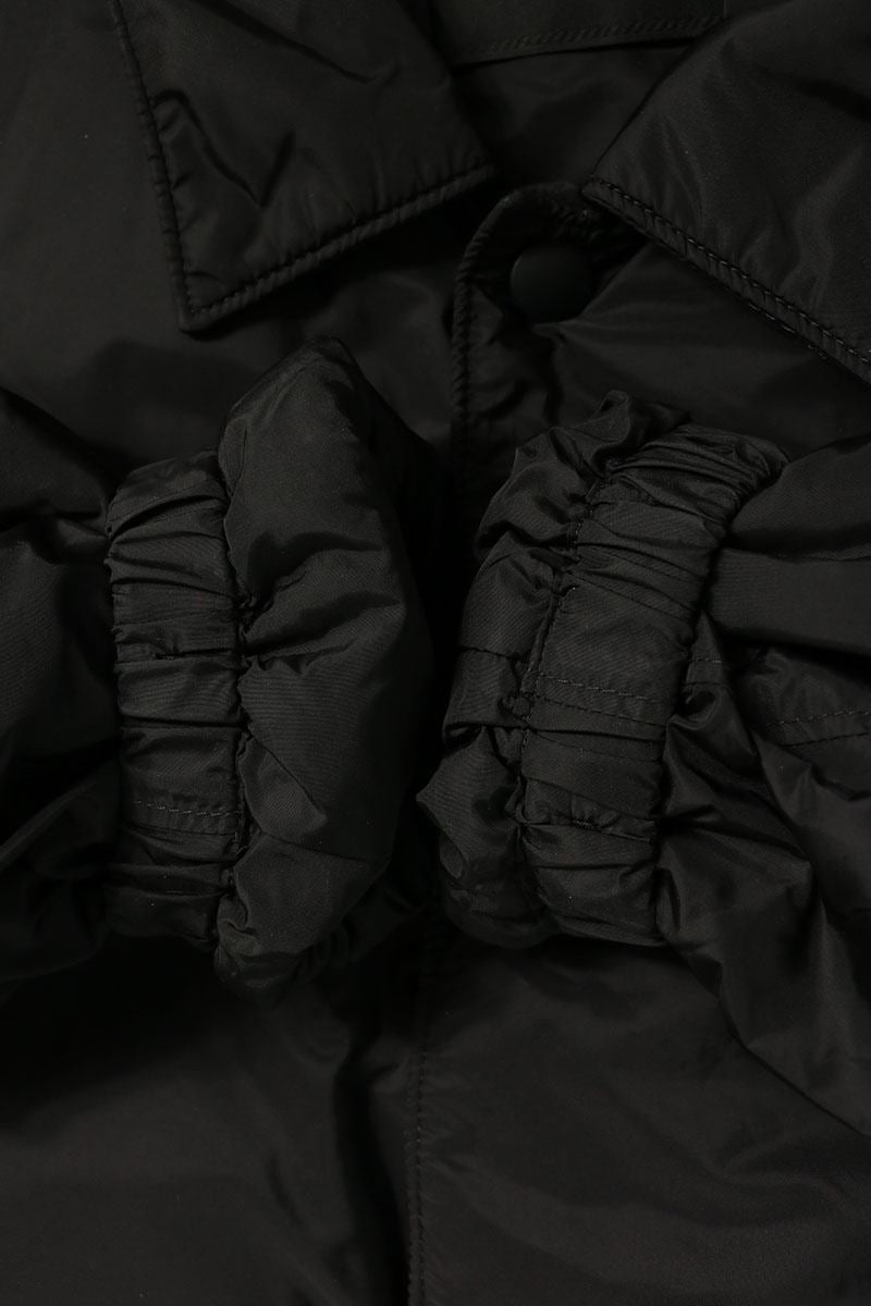 PRADA Re-Nylon Triangle Logo Jacket Black Size 46