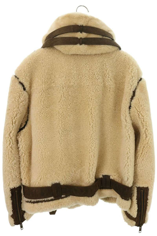 Burberry 4549016 Aviator Boa Bomber Jacket Size 52