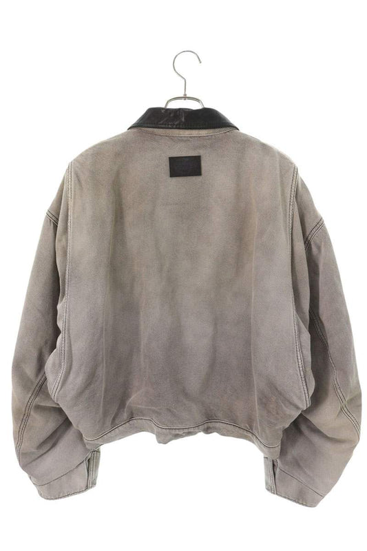 ACNE STUDIOS 26SS Leather Panel Denim Jacket Multi Size 48