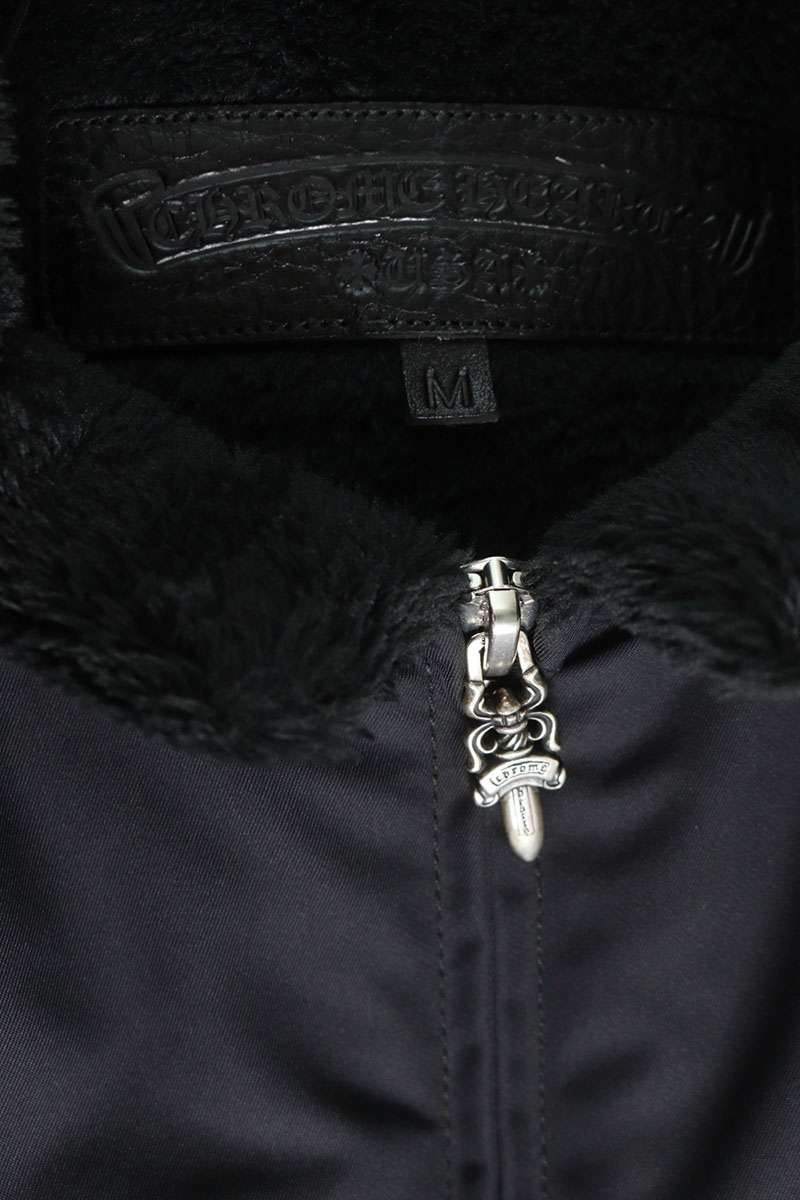 Chrome Hearts Cemetery Patch Boa Nylon Jacket Size M