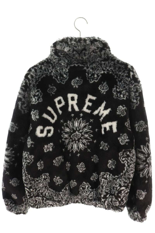 SUPREME 21SS Bandana Faux Fur Bomber Jacket Multi Size M
