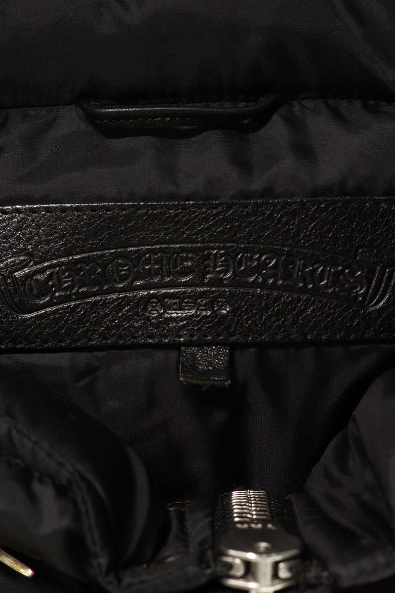 Chrome Hearts STIFF VEST Cross Ball Button Vest Black Size L