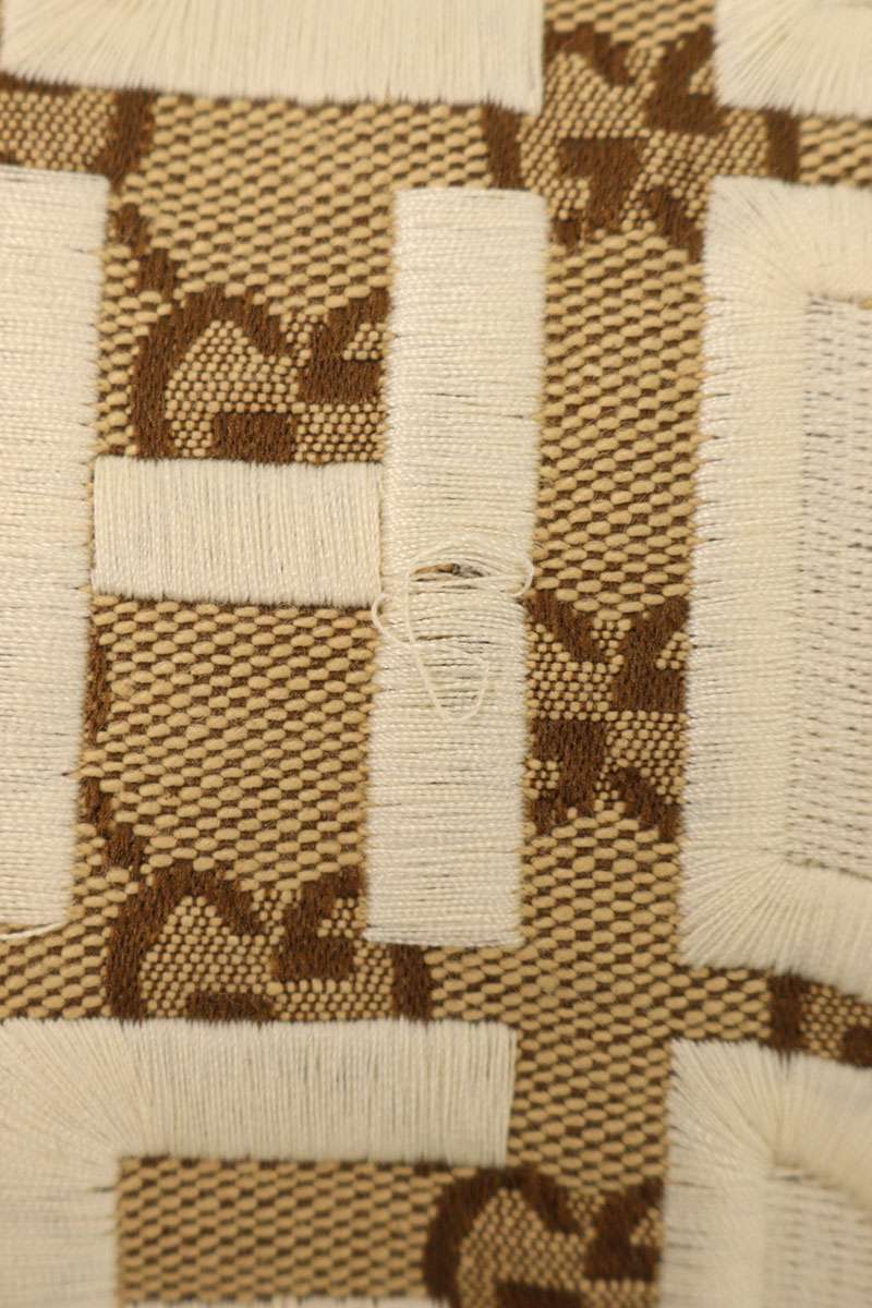 THE NORTH FACE x GUCCI x TNF GG Monogram Down Vest Beige Size M
