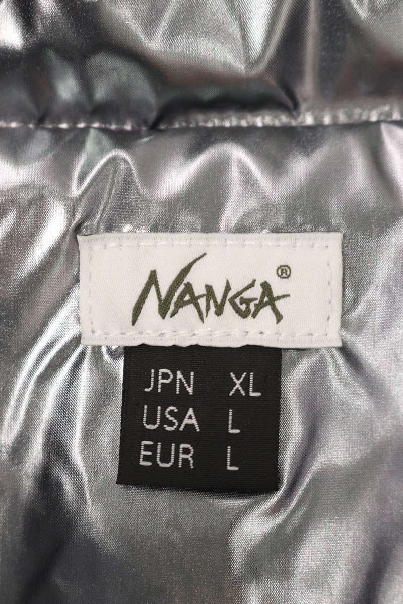 NANGA ULTILIGHT DOWN VEST PACKABLE Silver Size XL
