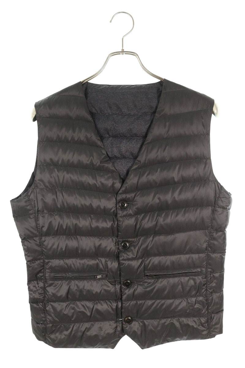 MooRER Down Vest Gray Size 48