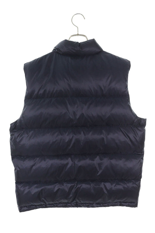 SEQUEL 25AW Logo Embroidered Down Vest Blue Size L