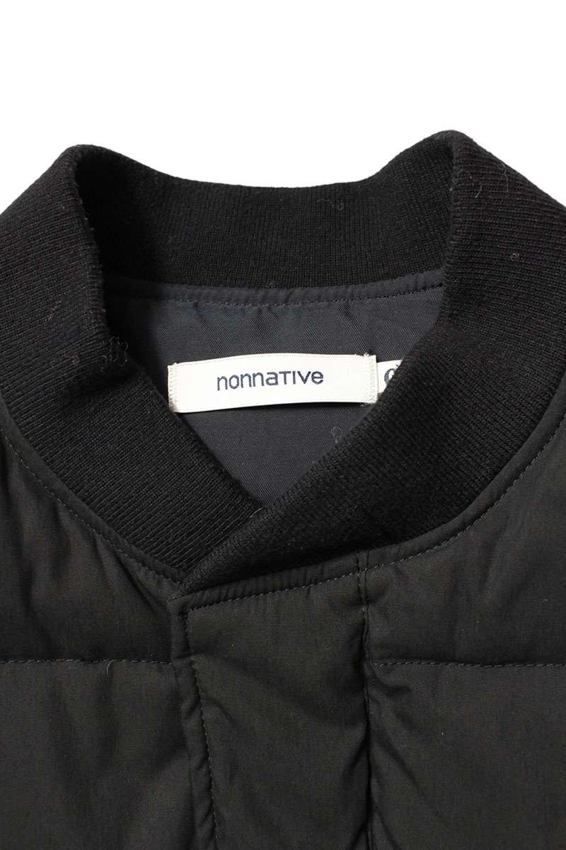 nonnative Hiker Down Vest Cotton Nylon Black Size XS