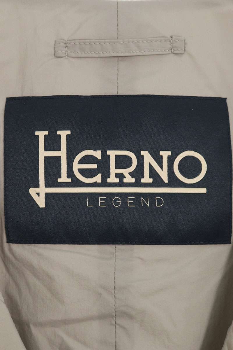 HERNO Nylon Inner Down Vest Gray Size L