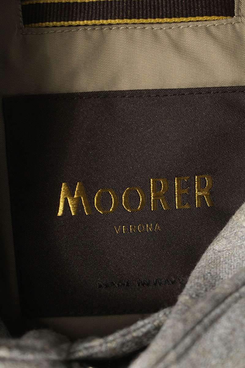 MooRER Cashmere Wool Down Vest Gray Size L