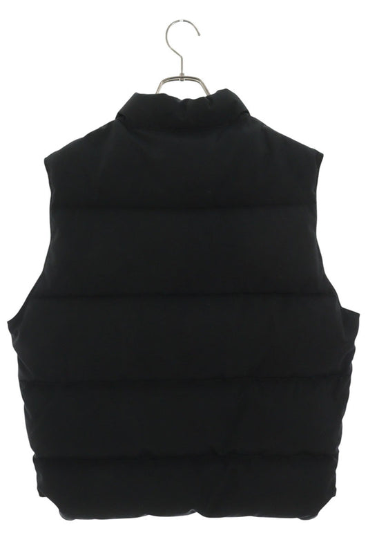 WOOLRICH Wool Blend Nylon Down Vest Black Size L