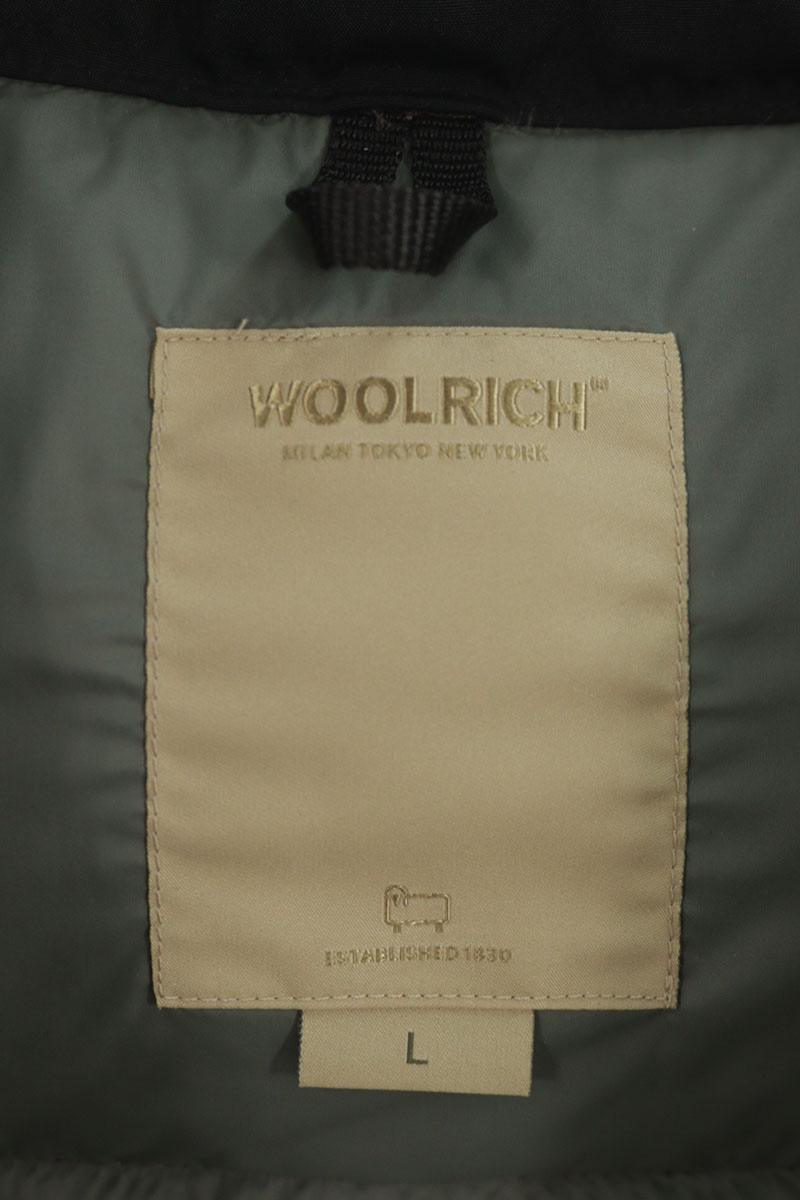 WOOLRICH Wool Blend Nylon Down Vest Black Size L