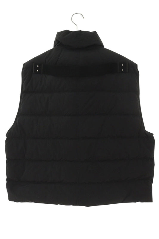 Rick Owens Zip-Up Nylon Down Vest Black Size S
