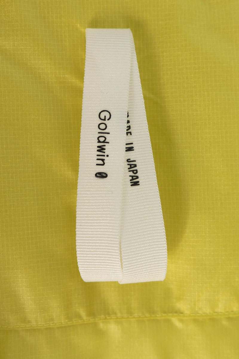 Goldwin 0 Nylon Down Vest Yellow Size 4