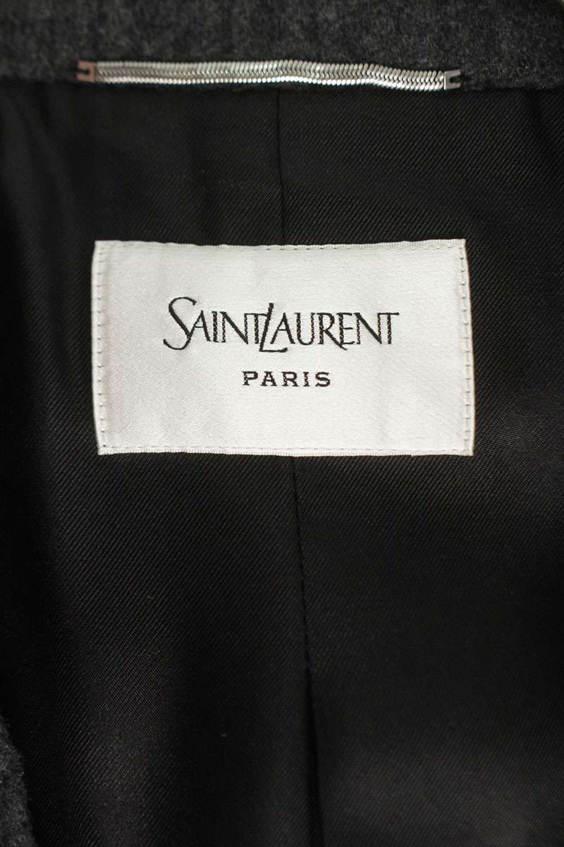 SAINT LAURENT PARIS 25AW Stripe Wool Cashmere Jacket Size M