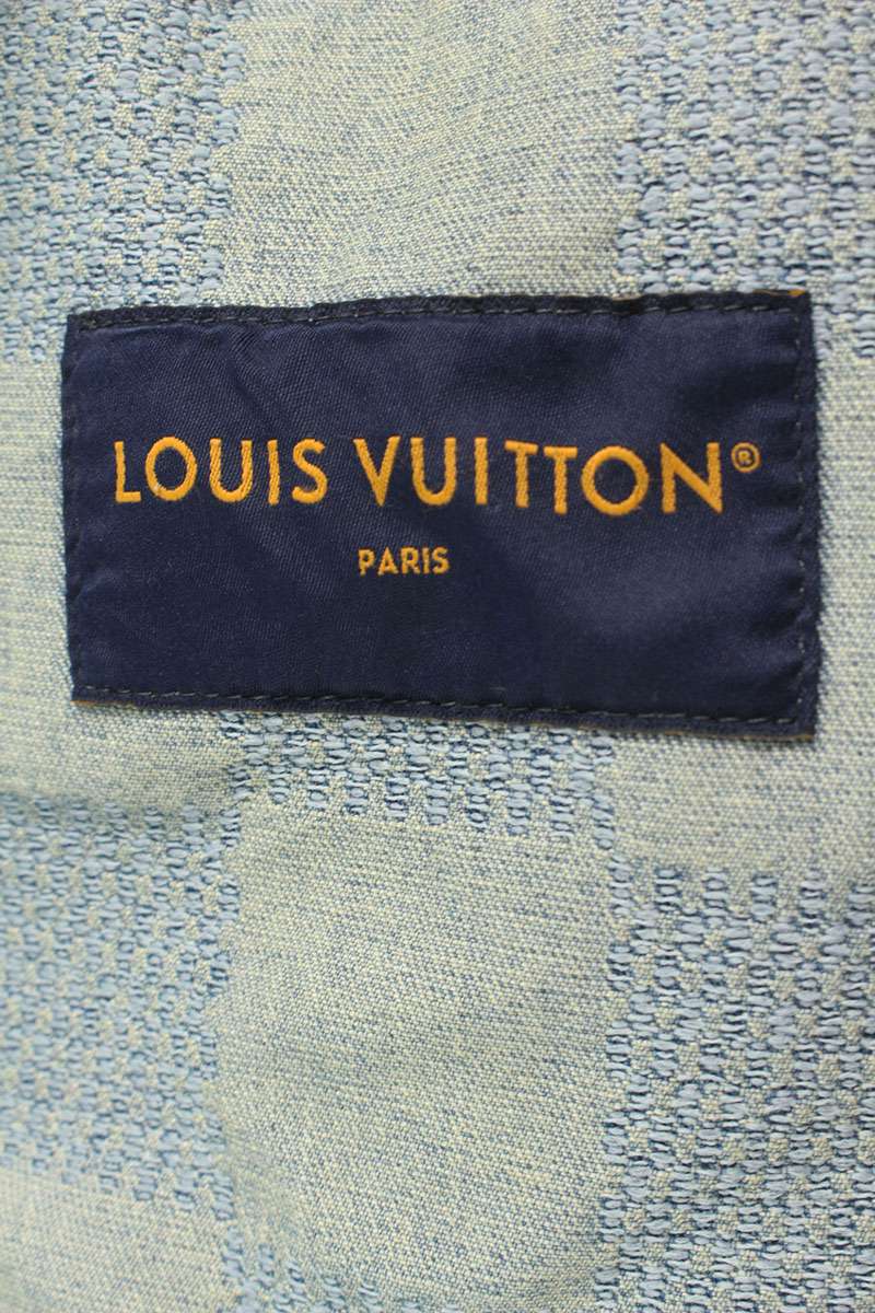 LOUISVUITTON Damier Classic Denim Jacket Indigo Size S
