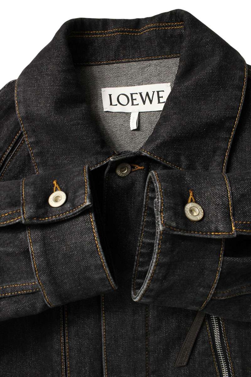 LOEWE Puzzle Denim Jacket Indigo Cotton Size S