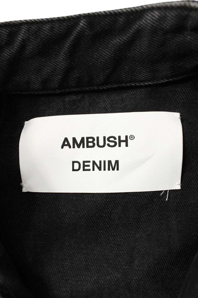 Ambush Design Zip Up Denim Jacket Black Size XS