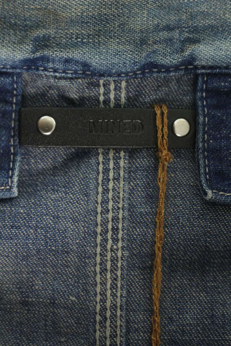 MINEDENIM G.Nep Denim Liner Coverall JKT Jacket Blue Size 2