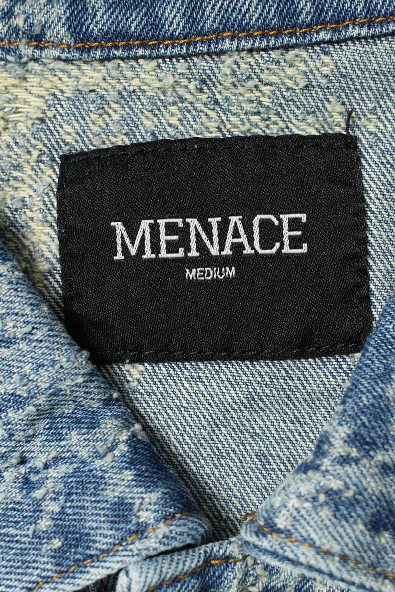 Menace Denim Jacket Blue Size M
