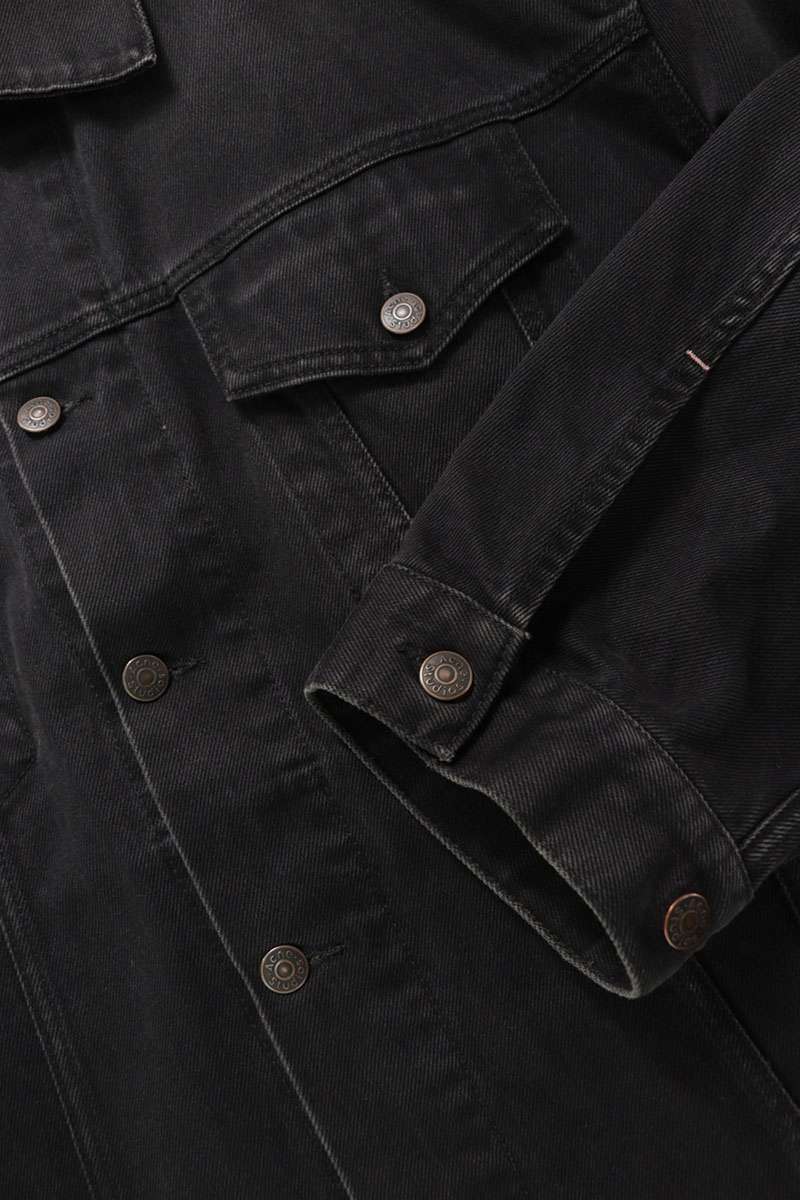 ACNE STUDIOS Oversized Washed Black Denim Jacket Size XXXS
