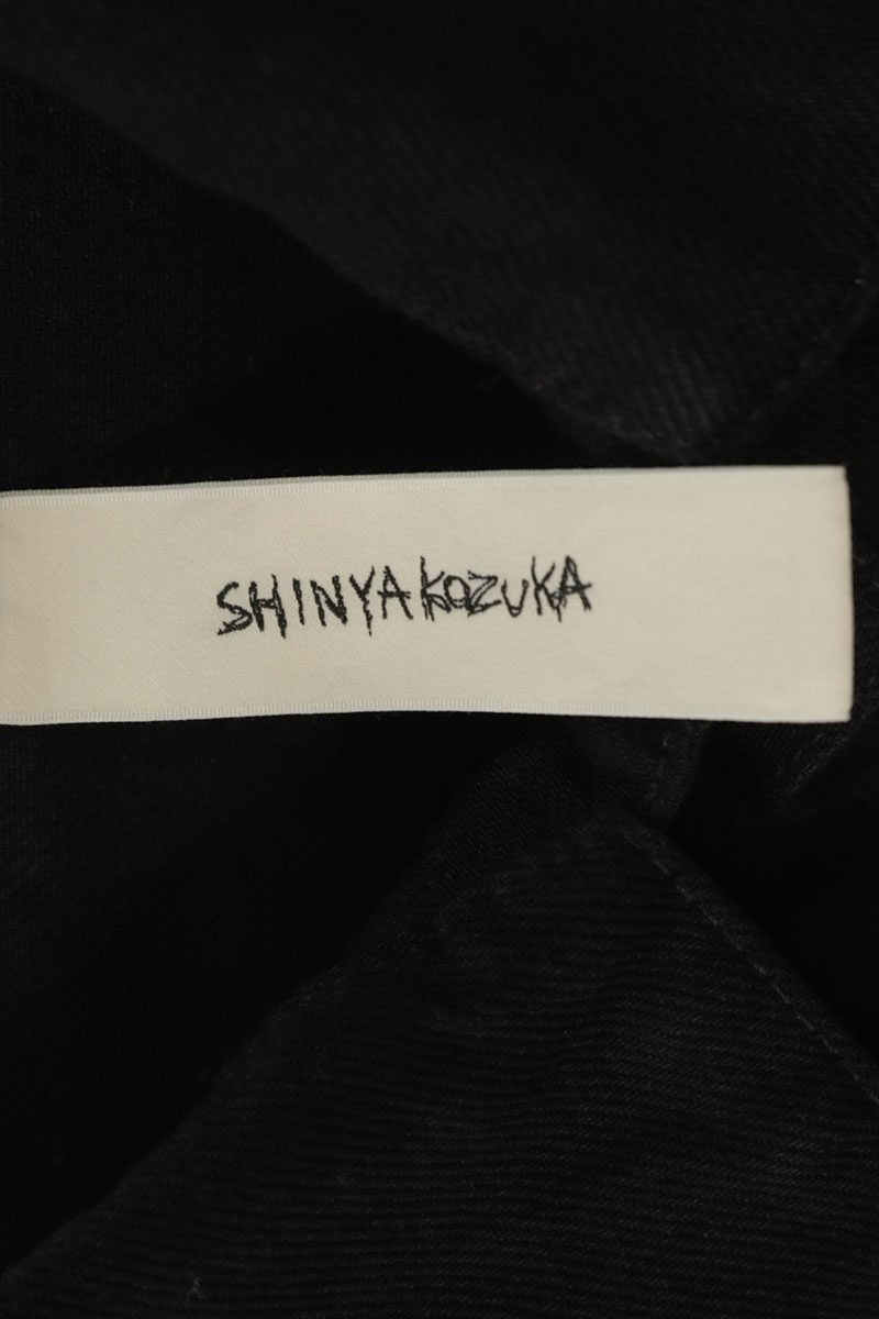 SHINYAKOZUKA Back Stitch Cropped Denim Jacket Black Size M