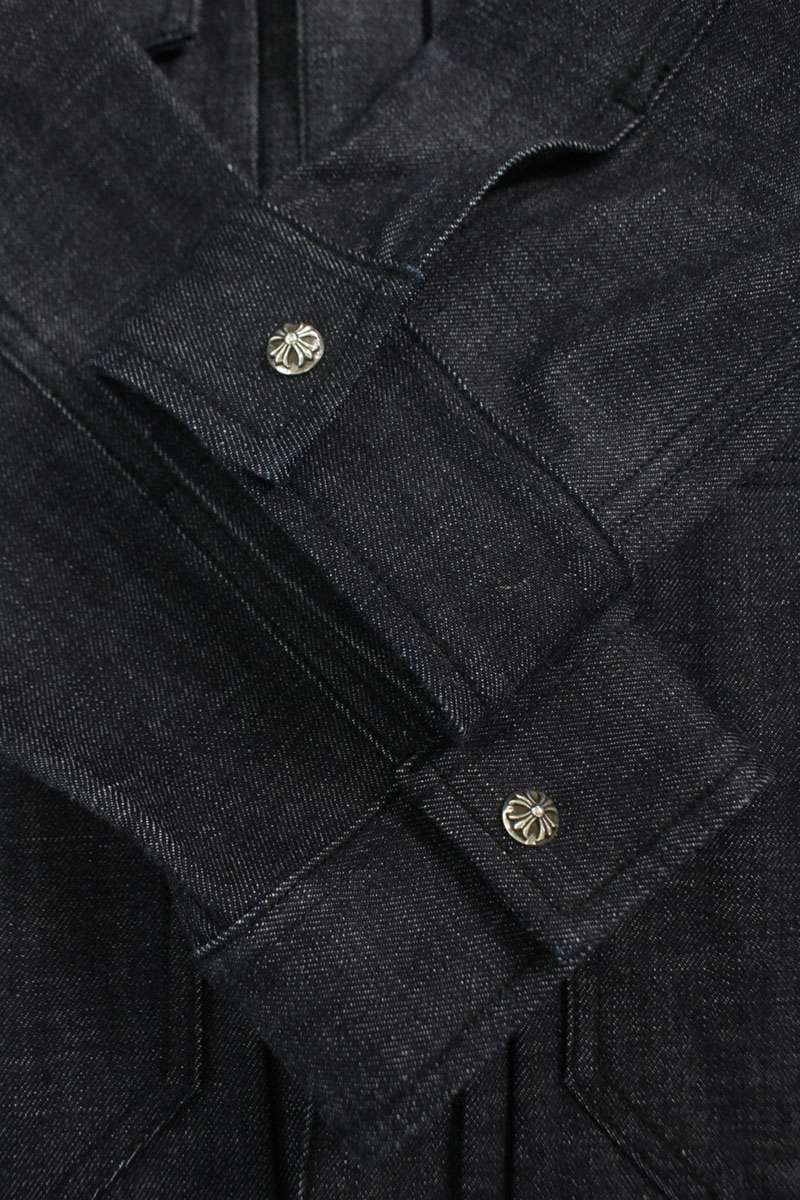 Chrome Hearts WHIPLASH FRBC Cross Ball Raw Denim Size S