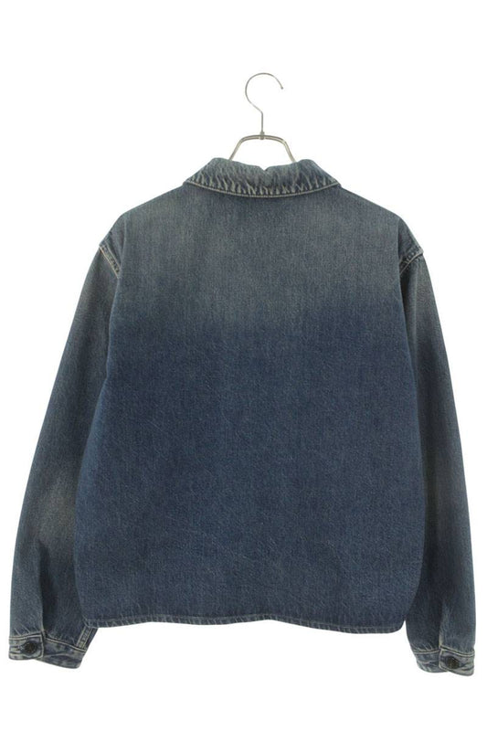 ANN DEMEULEMEESTER 26SS Boxy Fit Denim Jacket Indigo Size M